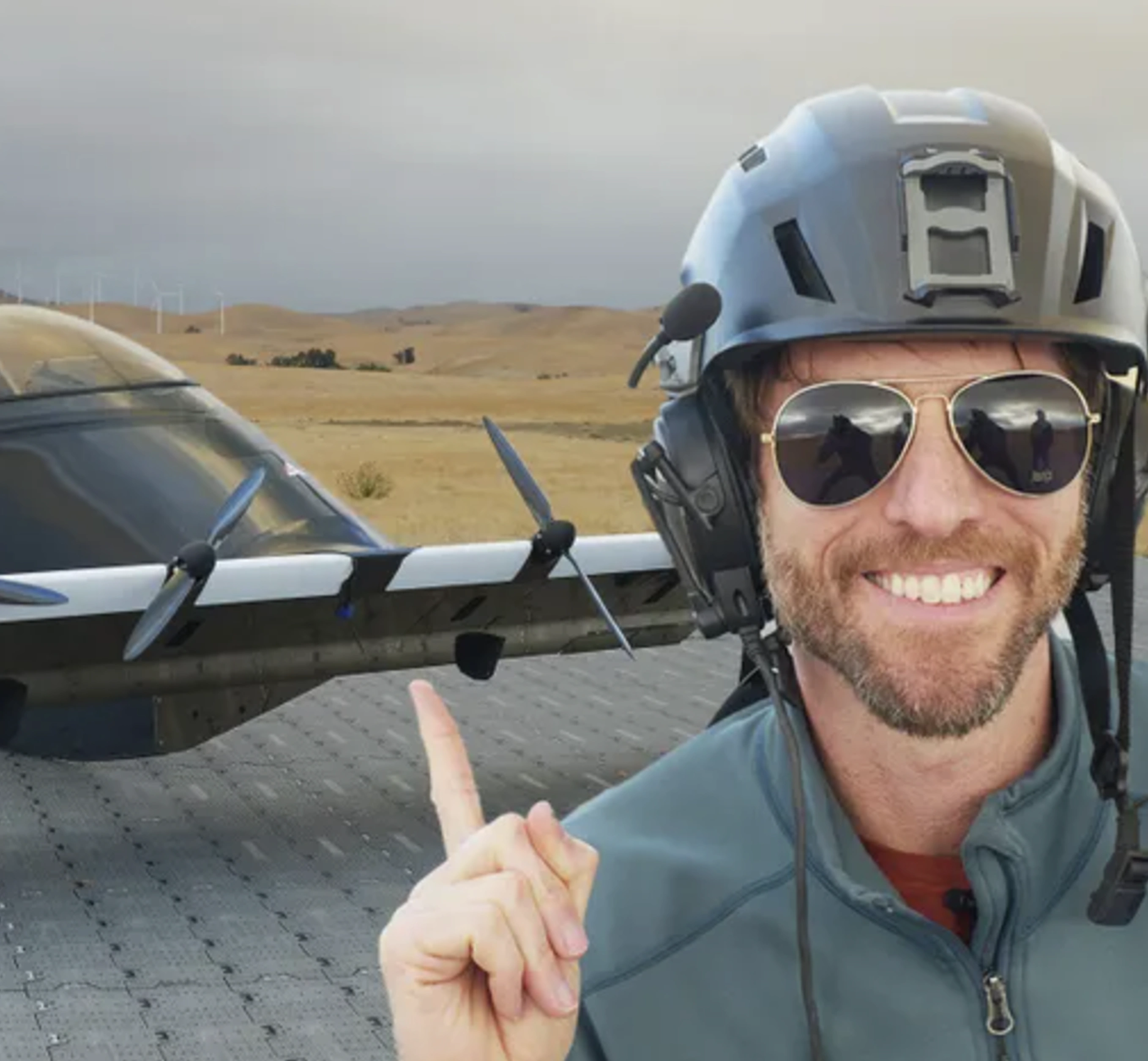 A pilot flying a Pivotal aircraft