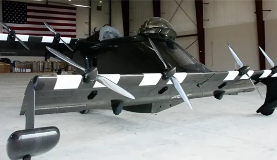 A Pivotal aircraft in a hangar