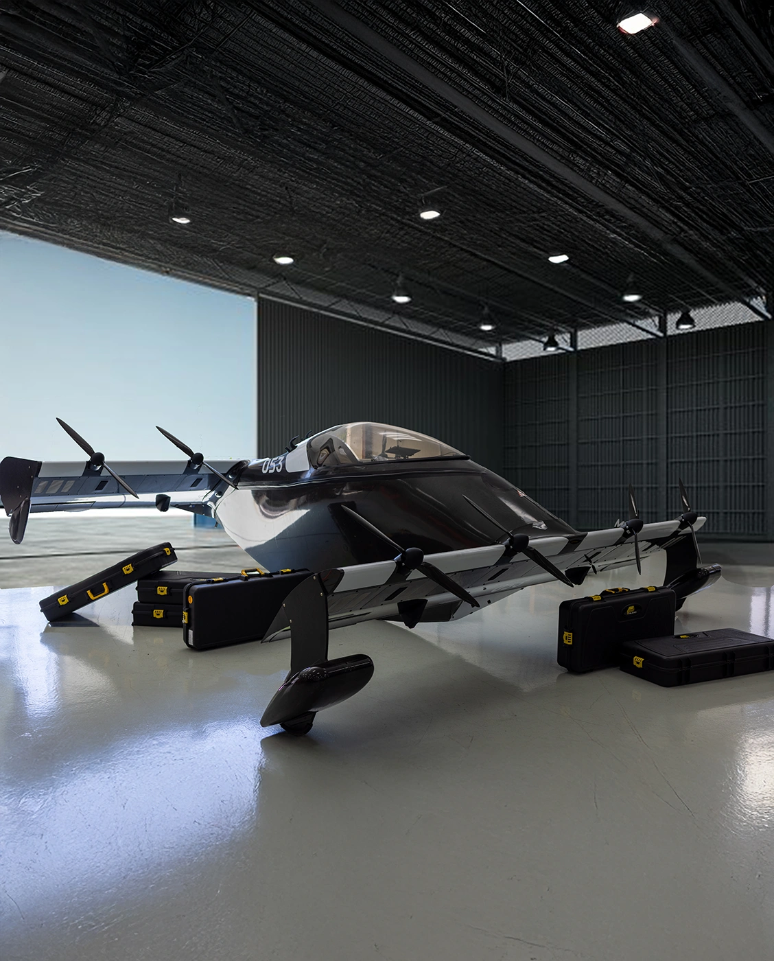 Logistics resupply pivotal aircraft